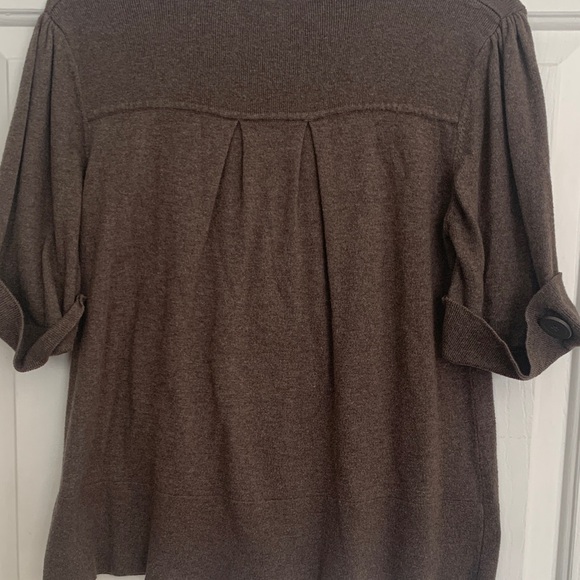 Liz Claiborne Brown Button-Down Shirt - Picture 3 of 3